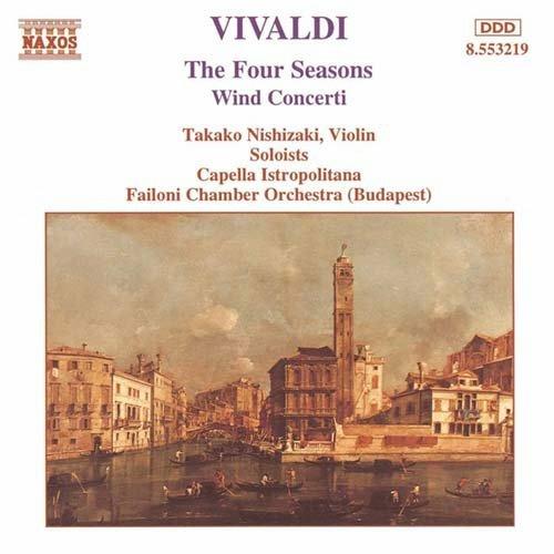 Le quattro stagioni - Concerti per strumenti a fiato - CD Audio di Antonio Vivaldi,Capella Istropolitana,Takako Nishizaki,Stephen Gunzenhauser