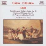 Fantasia per chitarra op.58 - Fantasiaelegiaca op.59 - 25 Studi progressivi op.60 - CD Audio di Joseph Fernando Macari Sor