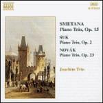 Trio op.15 / Trio con pianoforte op.2 - Elegia op.23 / Trio quasi una ballata op.27 - CD Audio di Bedrich Smetana,Josef Suk,Vitezslav Novak