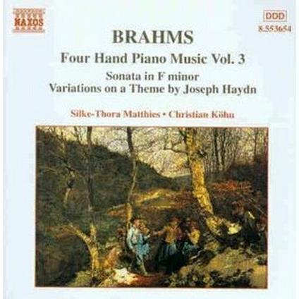 Opere per pianoforte a 4 mani vol.3 - CD Audio di Johannes Brahms