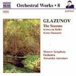 Le stagioni op.67 - Scènes de ballet op.5 - Scène dansante - CD Audio di Alexander Glazunov,Moscow Symphony Orchestra,Alexander Anisimov