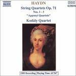 Quartetti op.71 n.1, n.2, n.3 - CD Audio di Franz Joseph Haydn,Kodaly Quartet