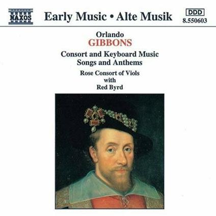 Musica per consort di viole, voce e strumenti a tastiera - CD Audio di Orlando Gibbons