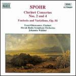 Concerti per clarinetto n.2, n.4 - Fantasia e Variazioni op.81 - CD Audio di Louis Spohr