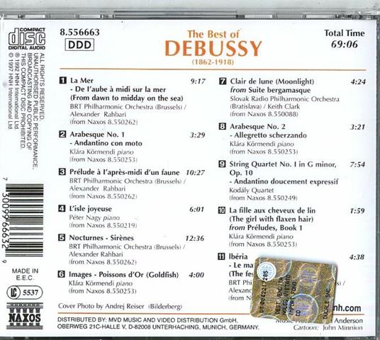 The Best of Debussy - CD Audio di Claude Debussy - 2