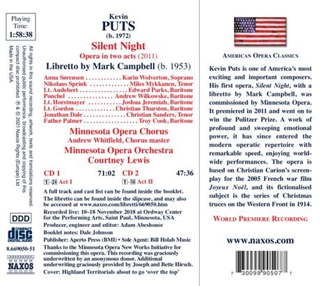 Silent Night - CD Audio di Kevin Puts - 2