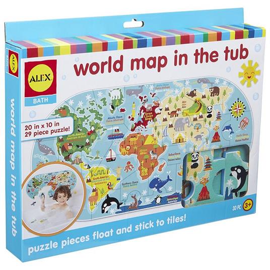 Giochi per il Bagnetto Mappa del Mondo - 2