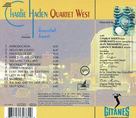 Haunted Heart - CD Audio di Charlie Haden - 2