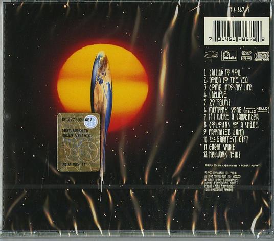 Fate of Nations - CD Audio di Robert Plant - 2