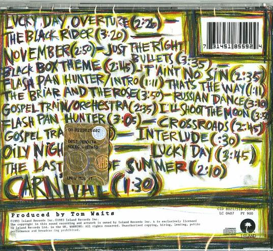 Black Rider - CD Audio di Tom Waits - 2