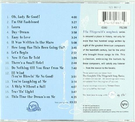 Best of the Songbooks. The Ballads - CD Audio di Ella Fitzgerald - 2