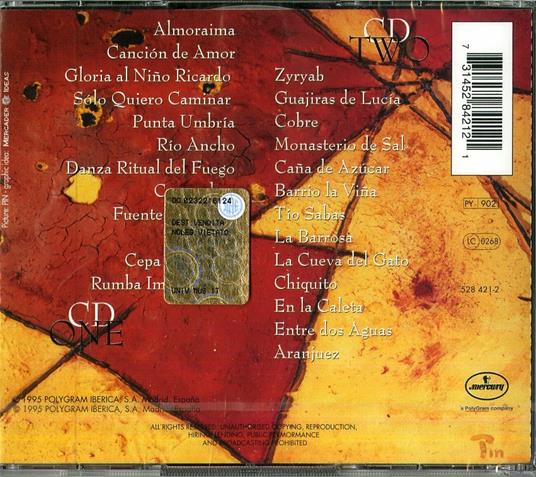 Antologia - CD Audio di Paco De Lucia - 2