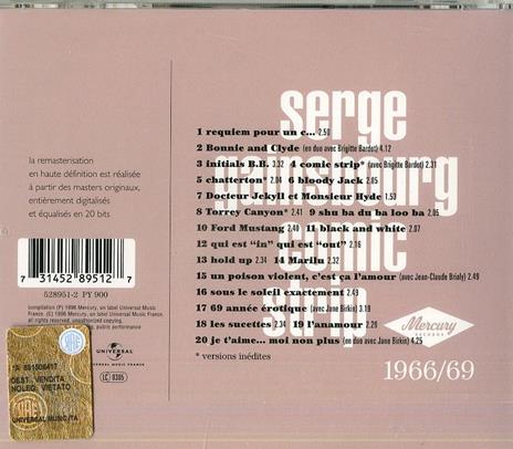 Comic Strip - CD Audio di Serge Gainsbourg - 2