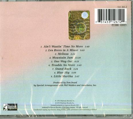 Eat a Peach - CD Audio di Allman Brothers Band - 2