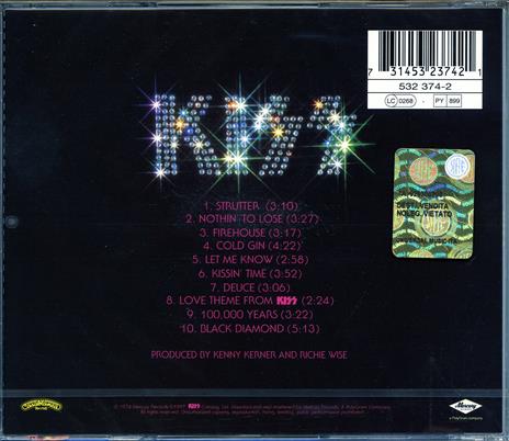Kiss (Remastered) - CD Audio di Kiss - 2