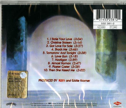 Love Gun (Remastered) - CD Audio di Kiss - 2