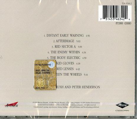 Grace Under Pressure (Remastered) - CD Audio di Rush - 2