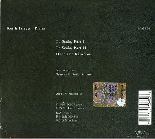 La Scala - CD Audio di Keith Jarrett - 2