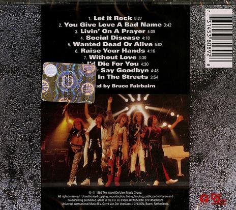 Slippery When Wet - CD Audio di Bon Jovi - 2