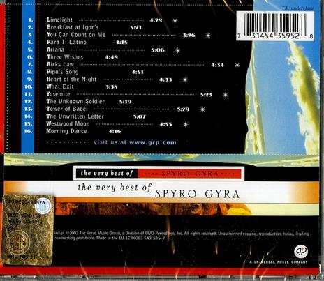 The Very Best of Spyro Gyra - CD Audio di Spyro Gyra - 2