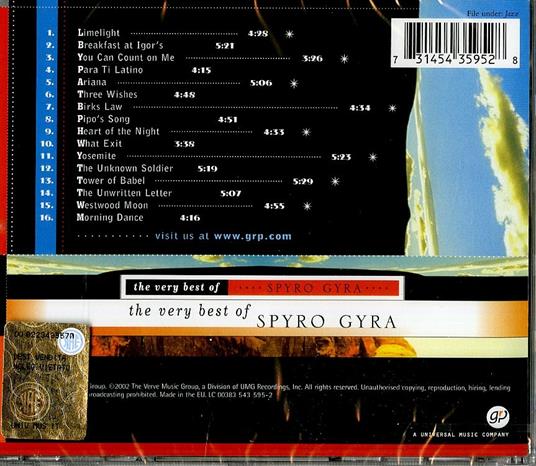 The Very Best of Spyro Gyra - CD Audio di Spyro Gyra - 2