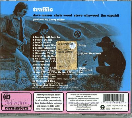 Traffic - CD Audio di Traffic - 2
