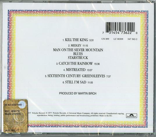 On Stage - CD Audio di Rainbow - 2