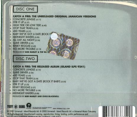 Catch a Fire (Deluxe Edition) - CD Audio di Bob Marley - 2