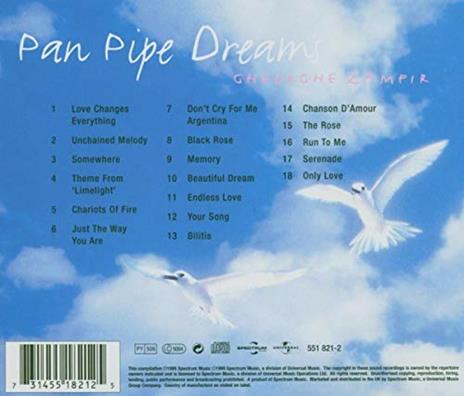 Pan Pipe Dreams - CD Audio di Gheorghe Zamfir - 2