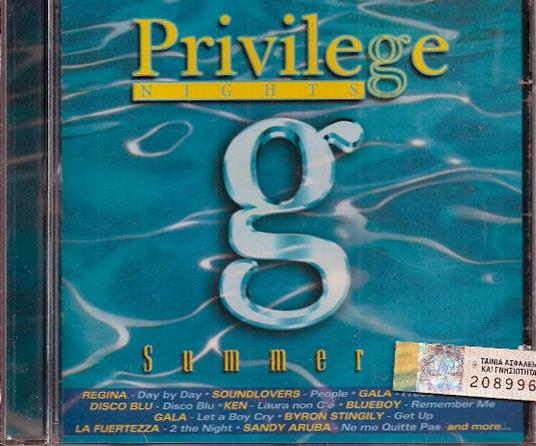 Privilege Nights - CD Audio