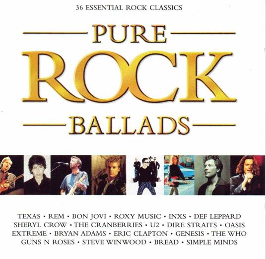 Pure Rock Ballads - CD Audio