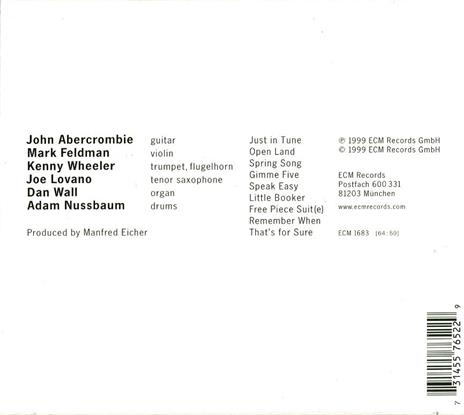 Open Land - CD Audio di Joe Lovano,John Abercrombie,Kenny Wheeler - 2
