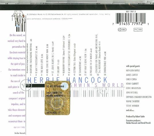 Gershwin's World - CD Audio di Herbie Hancock - 2