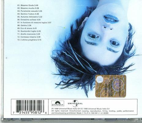 Mediamente isterica - CD Audio di Carmen Consoli - 2