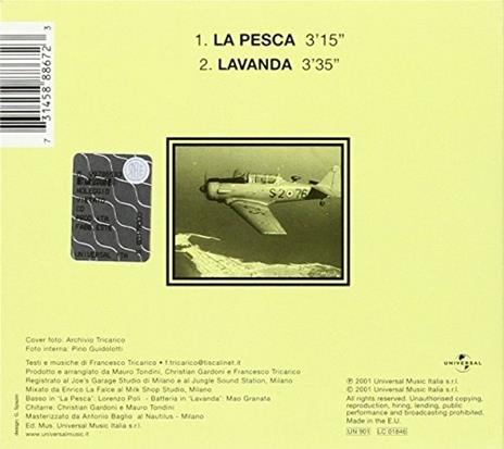La pesca (Digipack) - CD Audio Singolo di Tricarico - 2