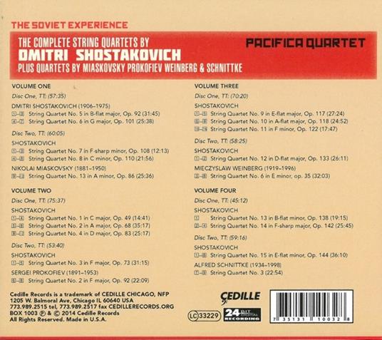 Complete String Quartet - CD Audio di Dmitri Shostakovich - 2