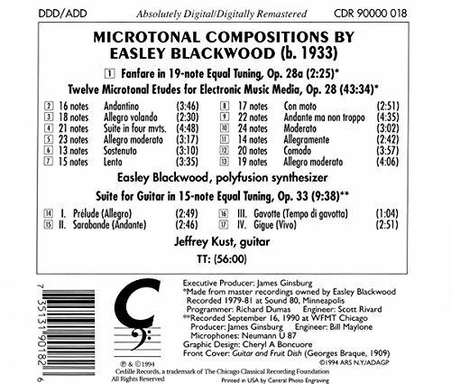 Microtonal Comp. - CD Audio di Blackwood - 3