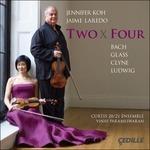 Concerto per 2 violini BWV1043 / Two x Four - CD Audio di Johann Sebastian Bach,Philip Glass