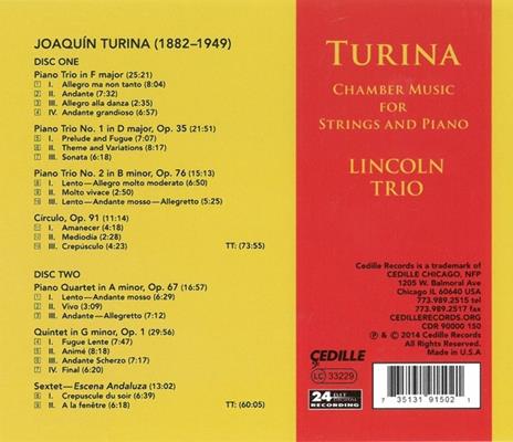 Musica da Camera for Strings - CD Audio di Joaquin Turina - 2