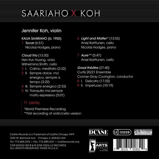 Saariaho X Koh - CD Audio di Kaija Saariaho - 2