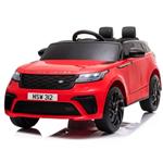 Auto Elettrica Per Bambini Land Rover Velar Rossa Con R/C 2,4 Ghz, 12V Ing. Mp3, Microsd E Usb