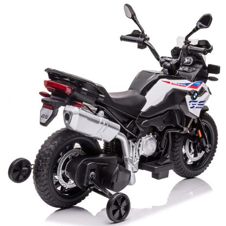 Moto Elettrica Per Bambini Bmw F 850 Gs Bianca 12V, Ruote Eva, Led, Ing.Mp3 E Usb Lmt Lt943 - 2