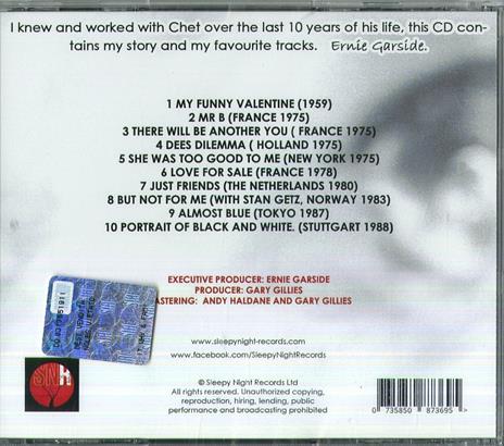 My Time with Chet - CD Audio di Chet Baker - 2