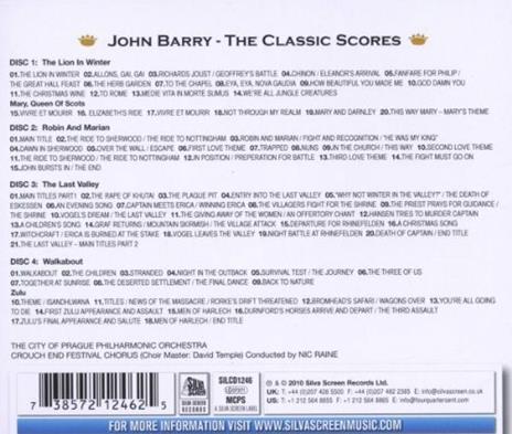 The Classic Scores (Colonna sonora) - CD Audio di John Barry - 2