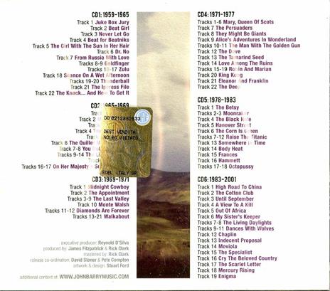 The Music of John Barry. The Definitive Collection (Colonna sonora) - CD Audio di John Barry,City of Prague Philharmonic Orchestra - 2
