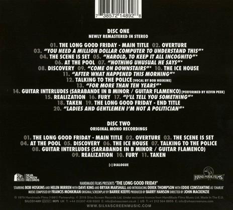 The Long Good Friday (Colonna sonora) - CD Audio di Francis Monkman - 2