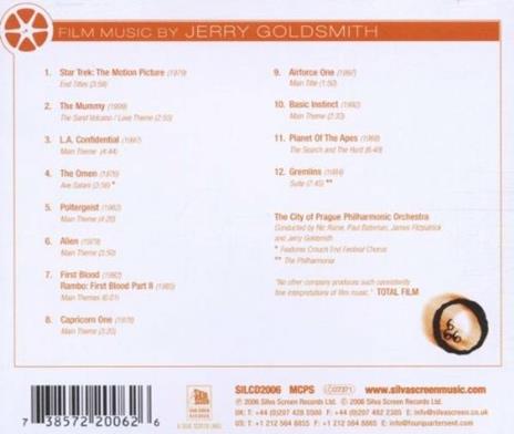 Film Music By Jerry Goldsmith (Colonna sonora) - CD Audio di Jerry Goldsmith - 2