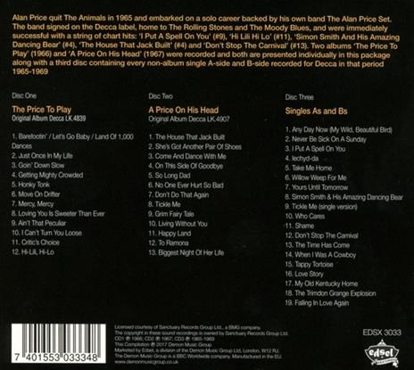 Twice the Price - CD Audio di Alan Price (Set) - 2