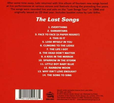 The Last Songs - CD Audio di Labi Siffre - 2