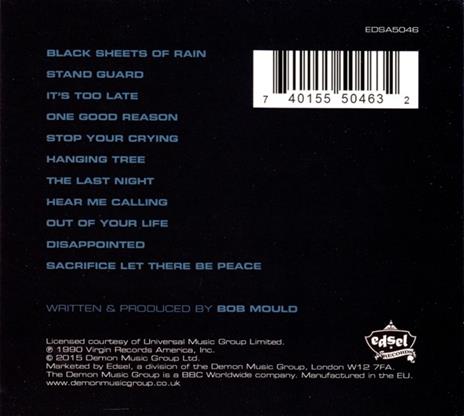 Black Sheets of Rain - CD Audio di Bob Mould - 2